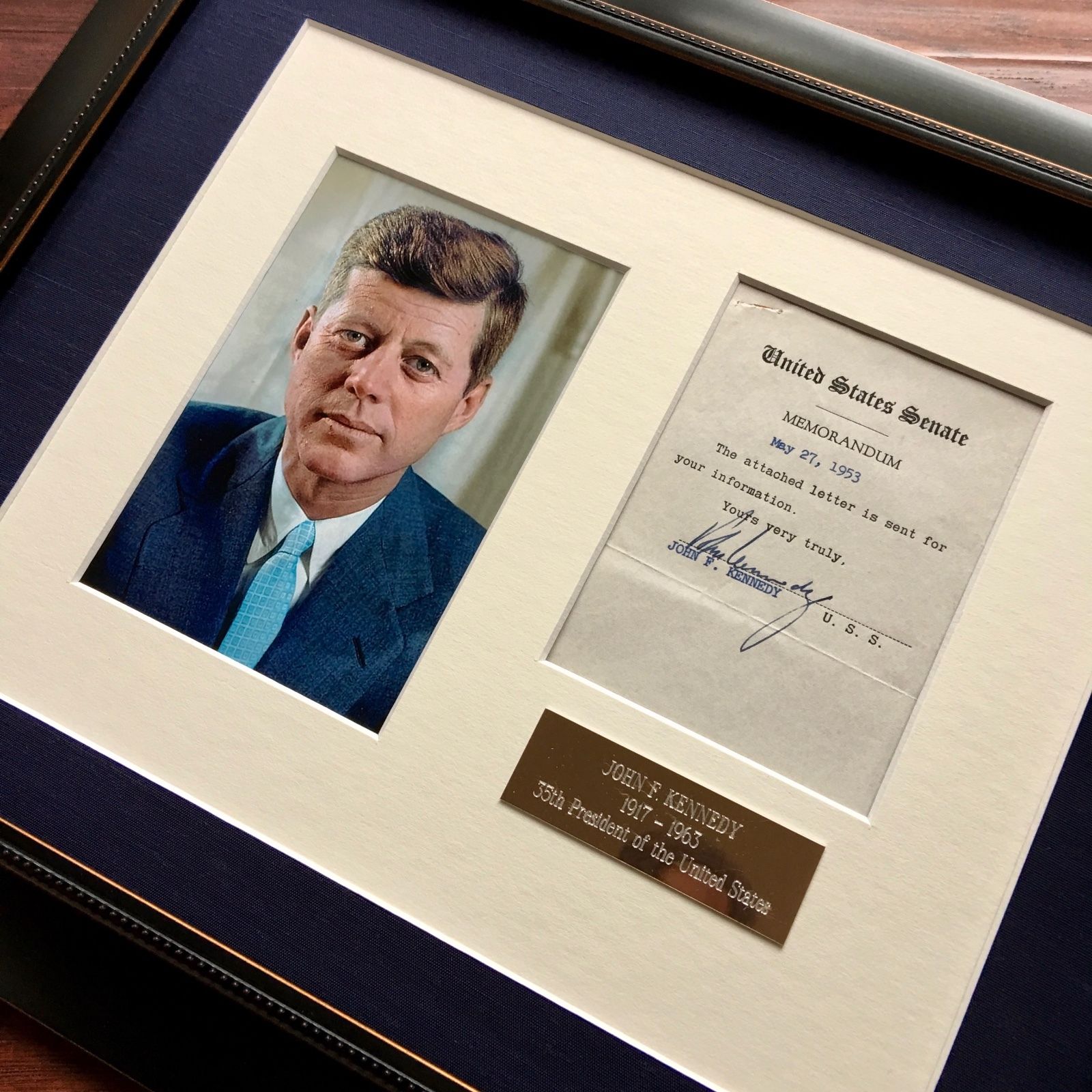 JOHN F. KENNEDY * JSA COA * Scarce Authentic JFK AUTOGRAPH Signed * President