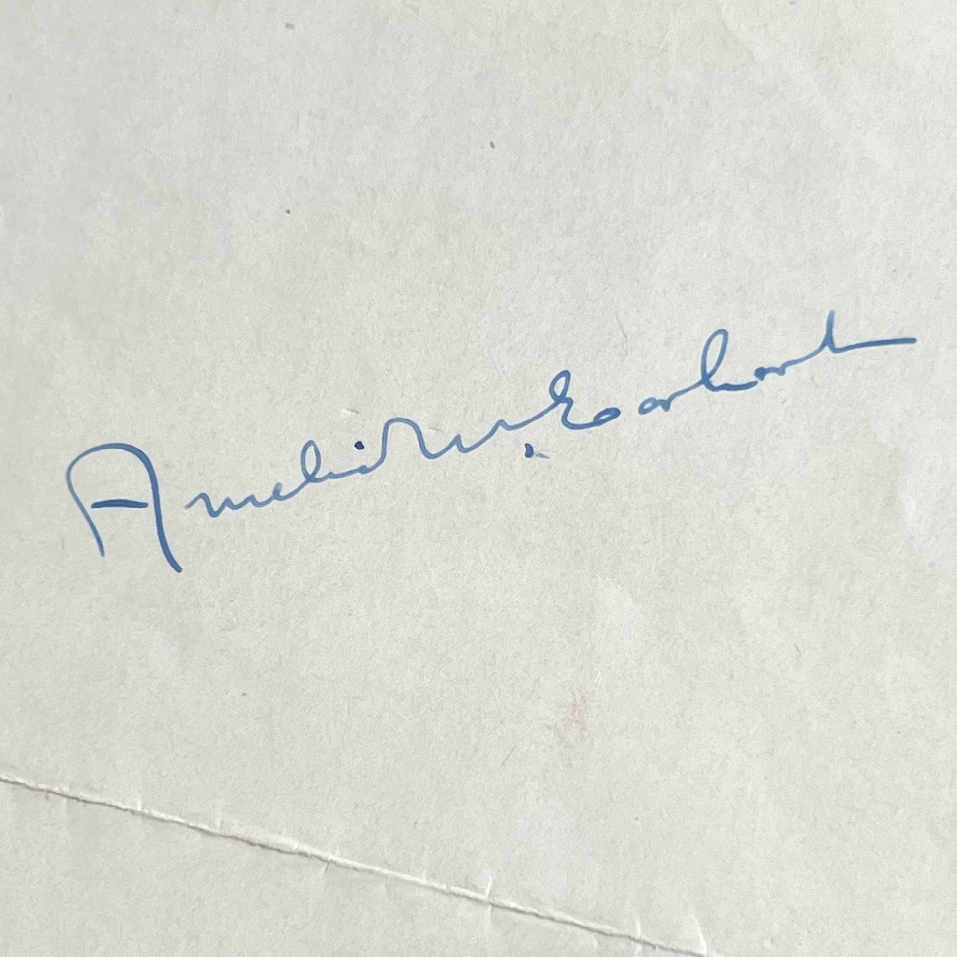 AMELIA EARHART * PSA/DNA * AUTOGRAPH Full Signature Photo SIGNED *Trans-Atlantic