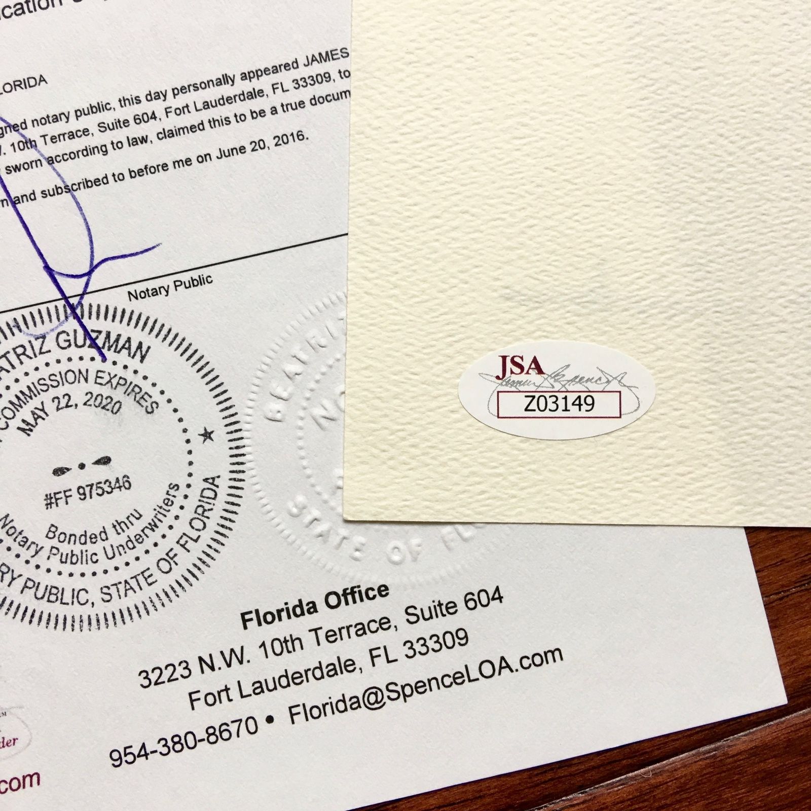 BILL CLINTON HILLARY AUTOGRAPH as-PRESIDENT White House Proclamation JSA COA