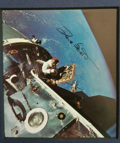 APOLLO 9 Crew autograph SIGNED DAVE SCOTT Schweikart JAMES MCDIVITT RR COA
