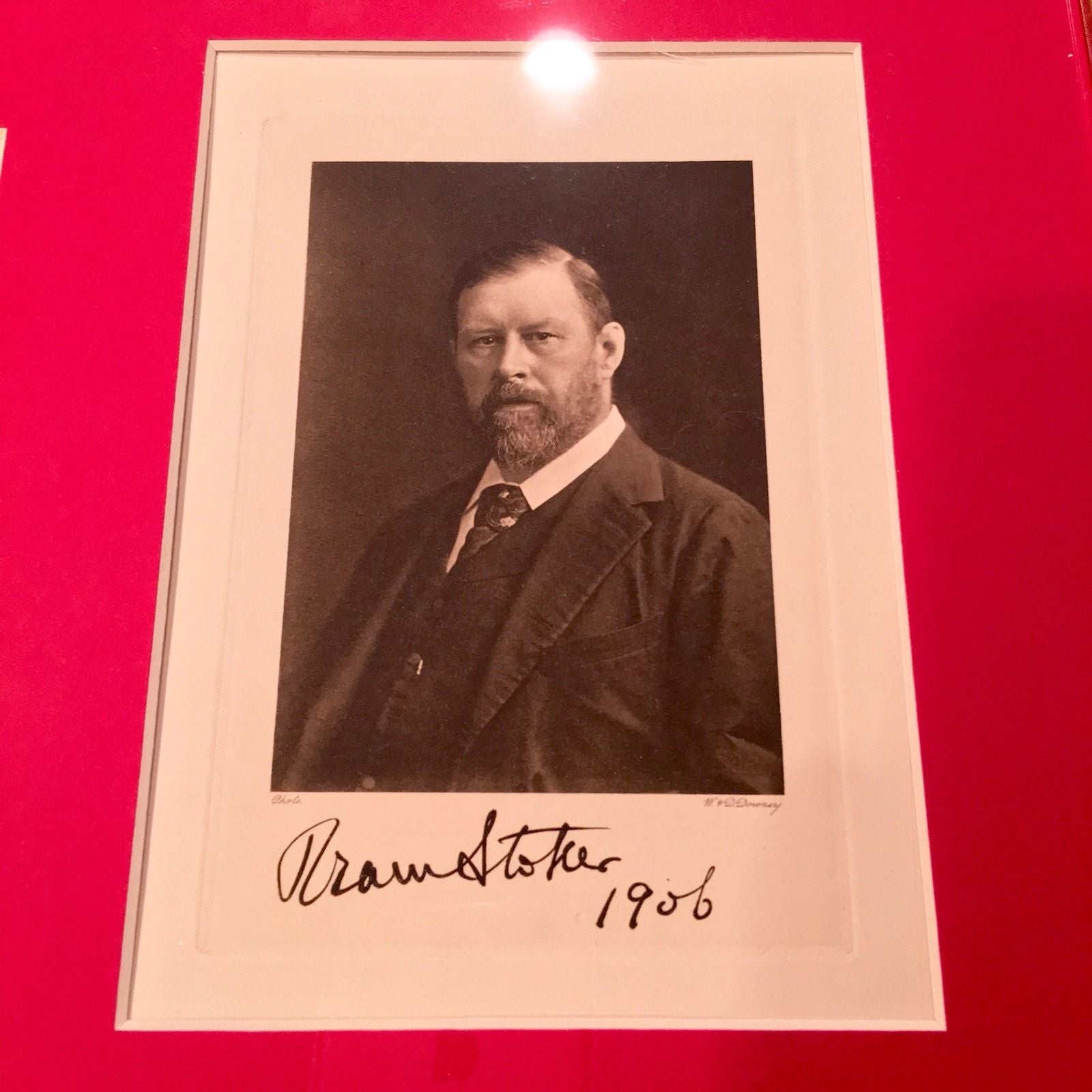BRAM STOKER Handwritten AUTOGRAPH Note DRACULA Not SIGNED Henry Irving