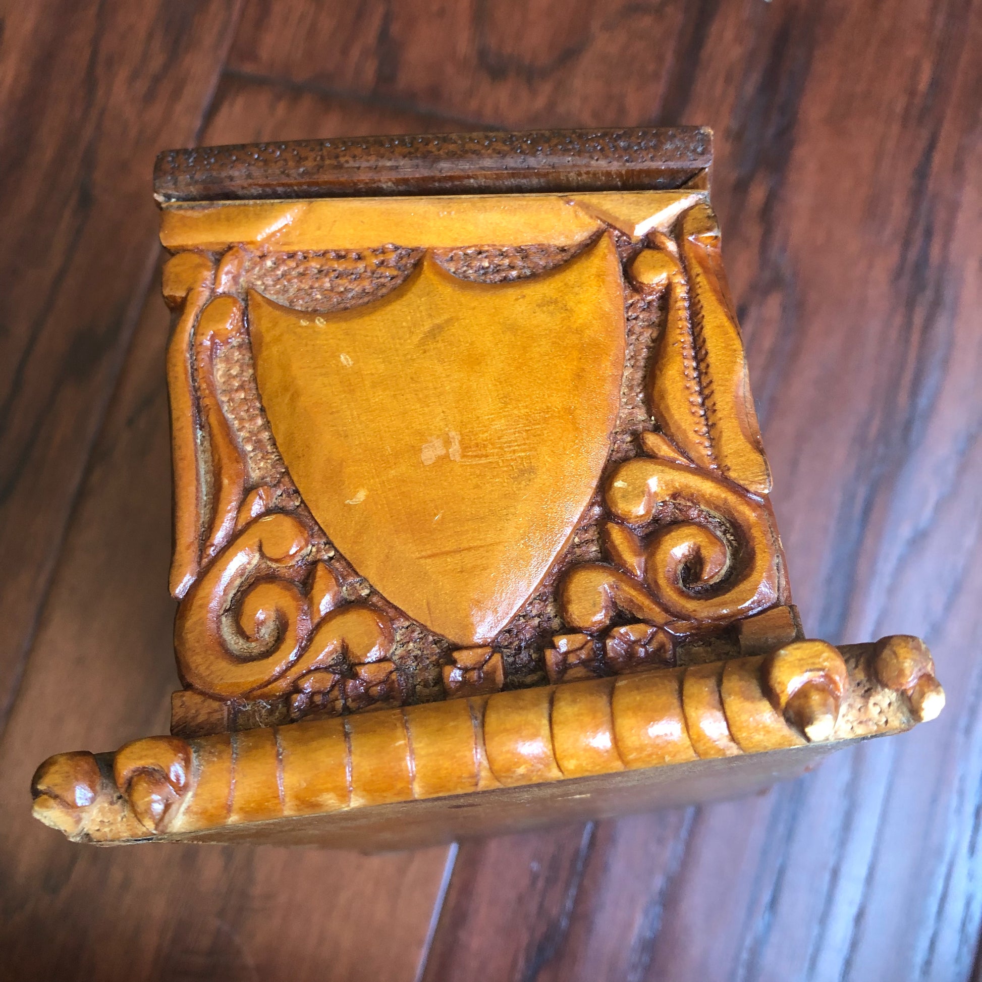 BOSTON CORBETT * Personally Owned and Carved Box * Abraham Lincoln Avenger