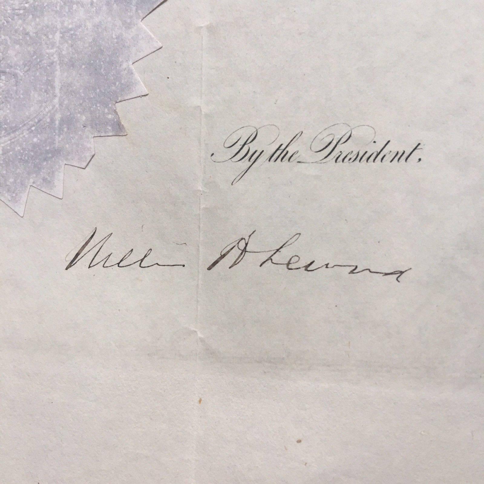 ANDREW JOHNSON & WILLIAM SEWARD * hand SIGNED AUTOGRAPH Doc * As President