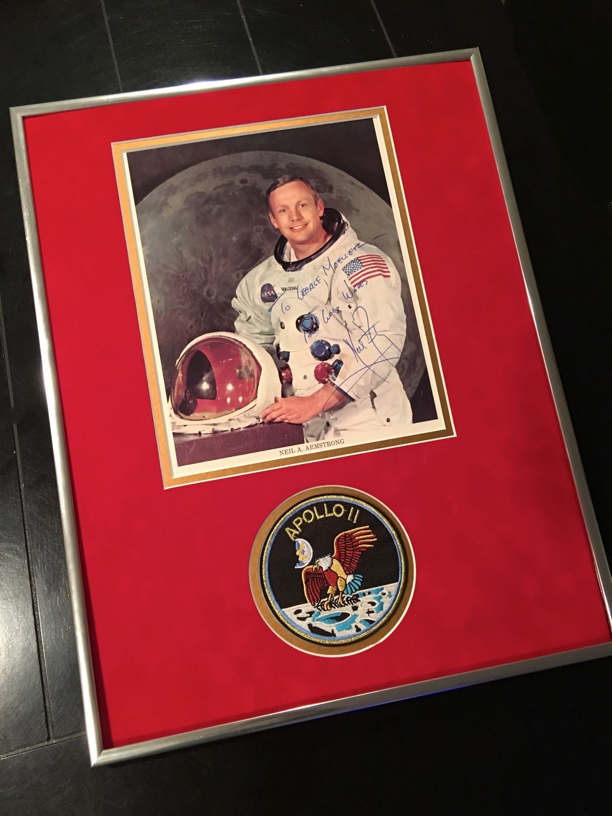 NEIL ARMSTRONG * Signed WSS Portrait JSA NASA LITHOGRAPH * Apollo 11 autograph