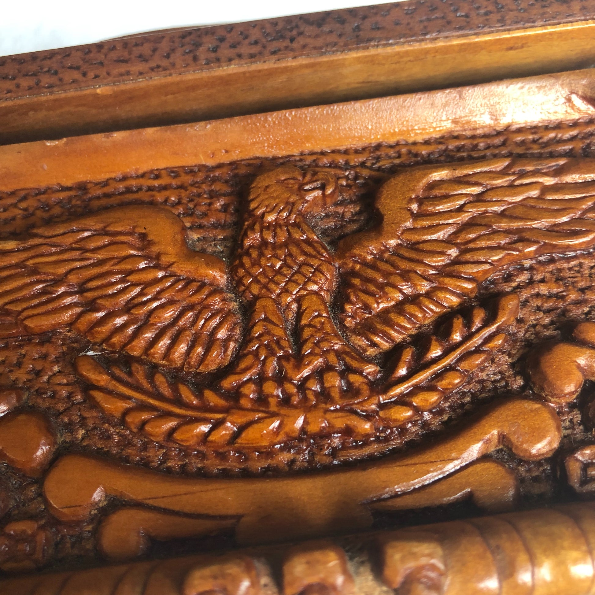 BOSTON CORBETT * Personally Owned and Carved Box * Abraham Lincoln Avenger