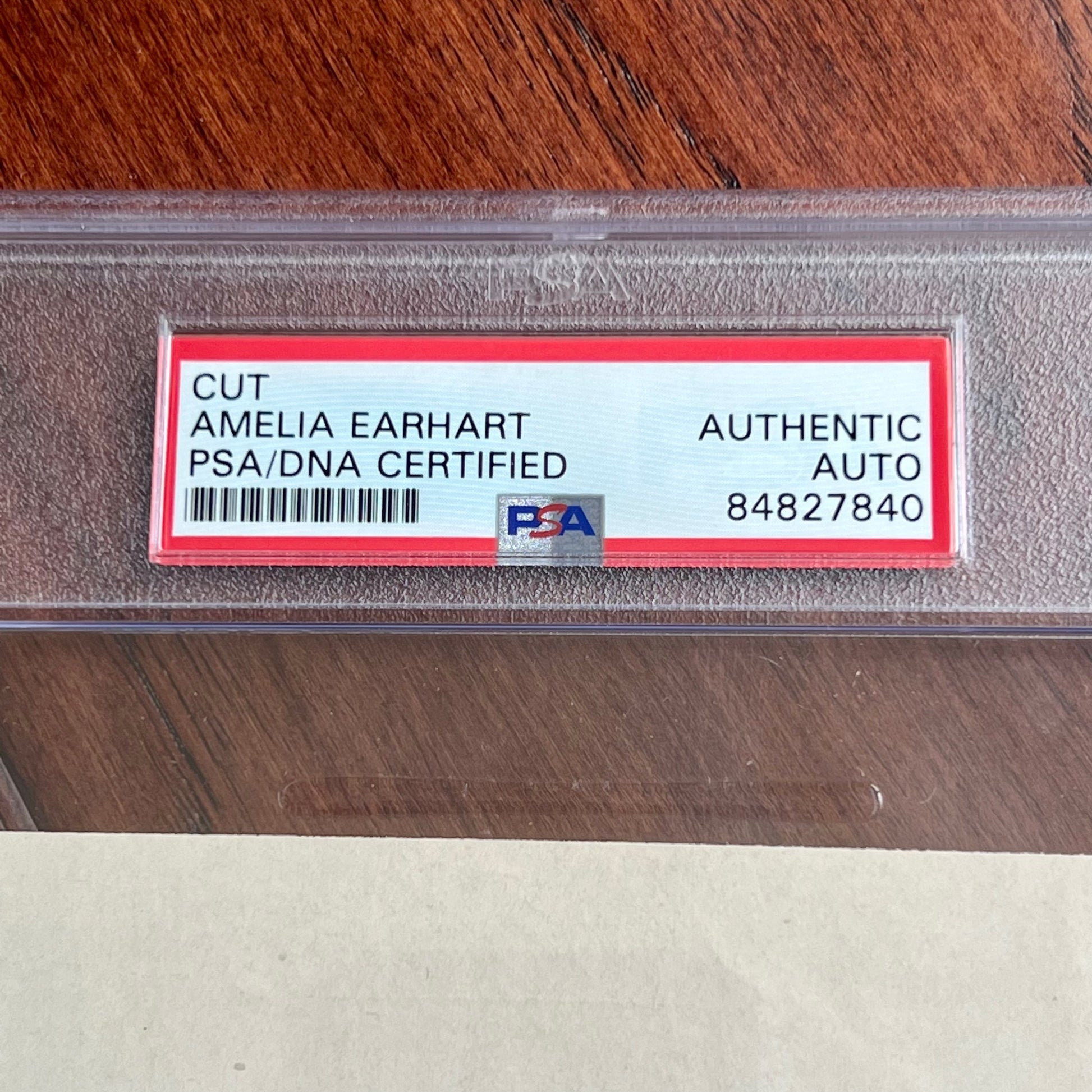 AMELIA EARHART * PSA/DNA * AUTOGRAPH Full Signature Photo SIGNED *Trans-Atlantic