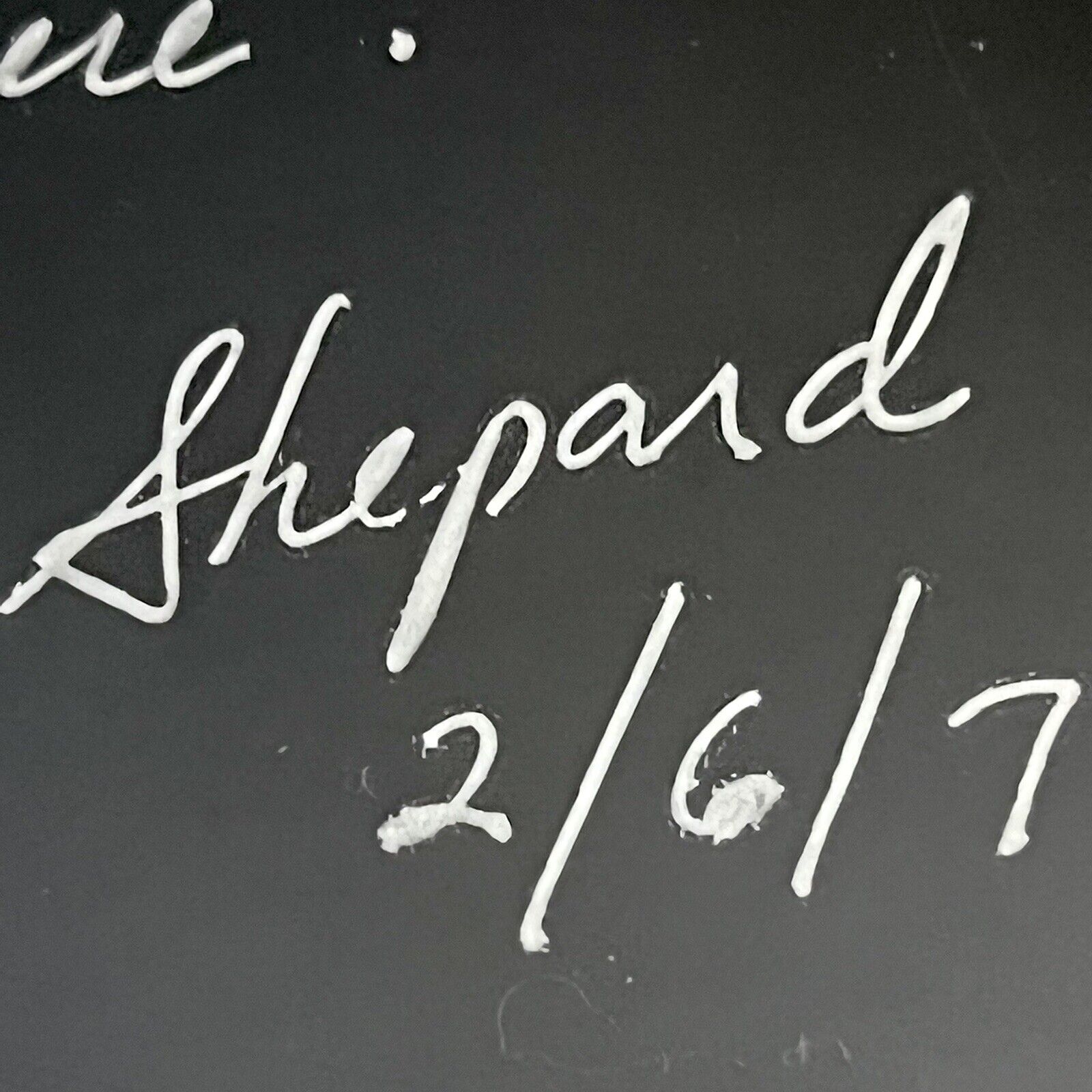 ALAN SHEPARD * Beckett BAS * Golfing Shot Signed and Dated Autograph * Apollo 14