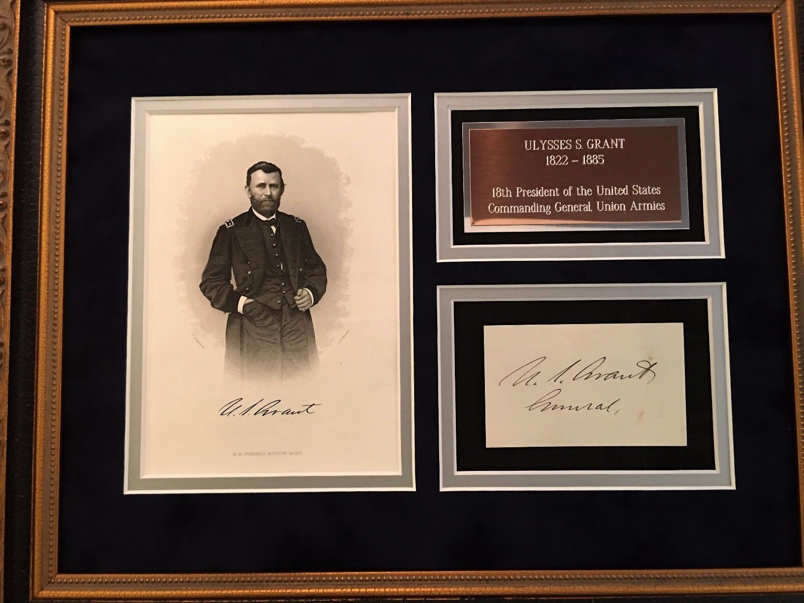 ULYSSES S. GRANT * PSA/DNA * "GENERAL" Autograph SIGNED * President Civil War