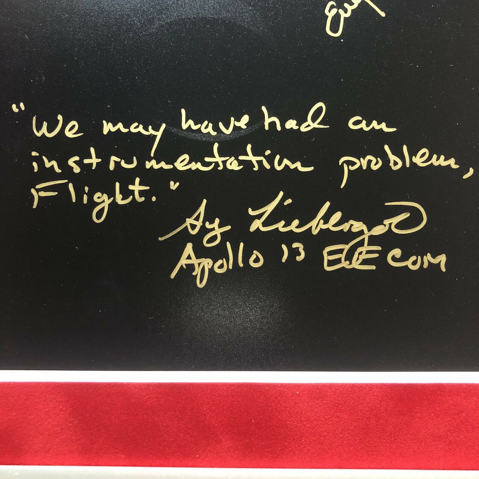 APOLLO 13 * BAS PSA LOA * Crew & Control Signed Display * Jack Swigert Autograph