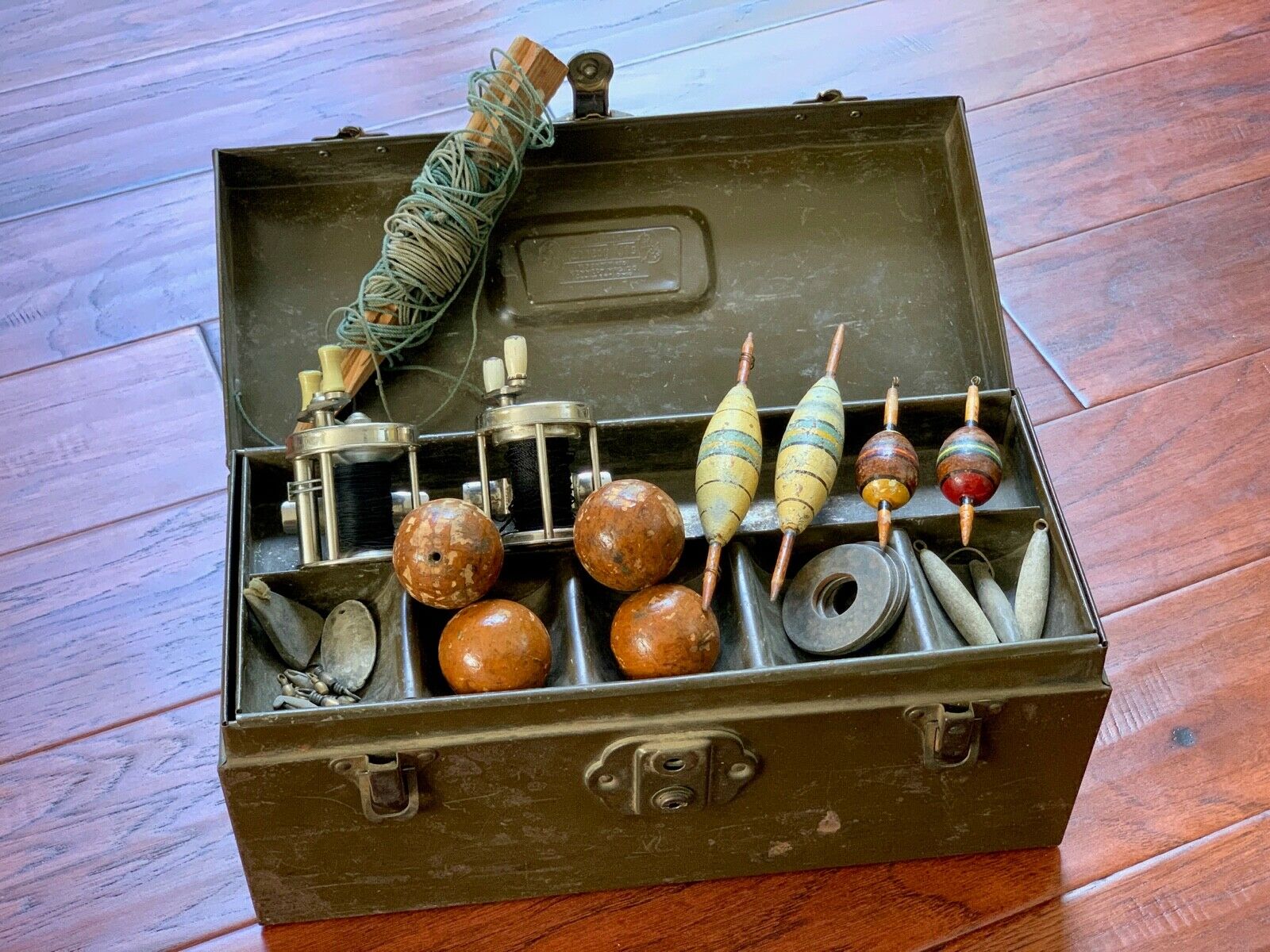 BONNIE & CLYDE * Owned & Used Fishing Tackle Box * Ambush Car * Frank Hamer COA