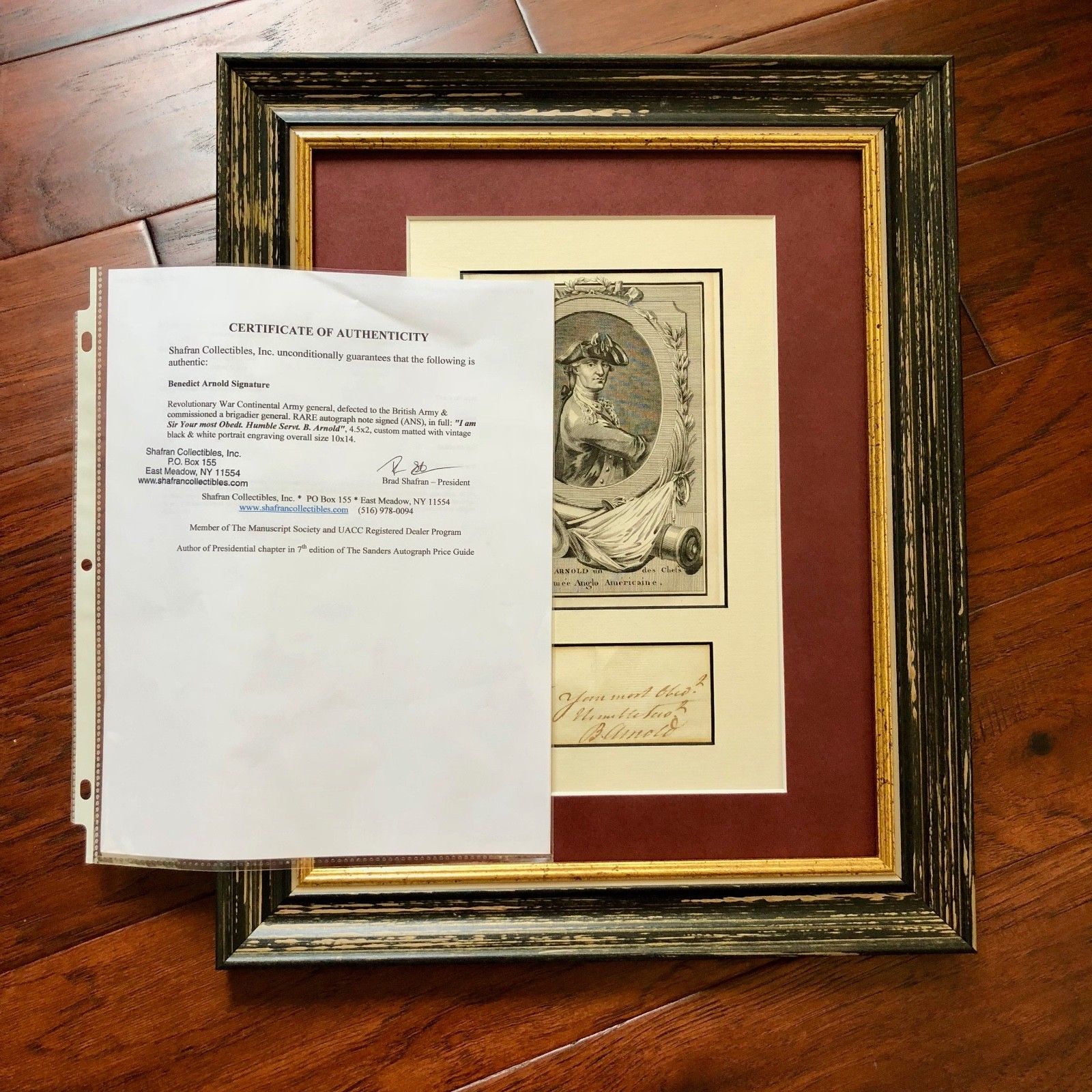 BENEDICT ARNOLD * AUTOGRAPH Note Signed * Revolutionary War TRAITOR * TREASON