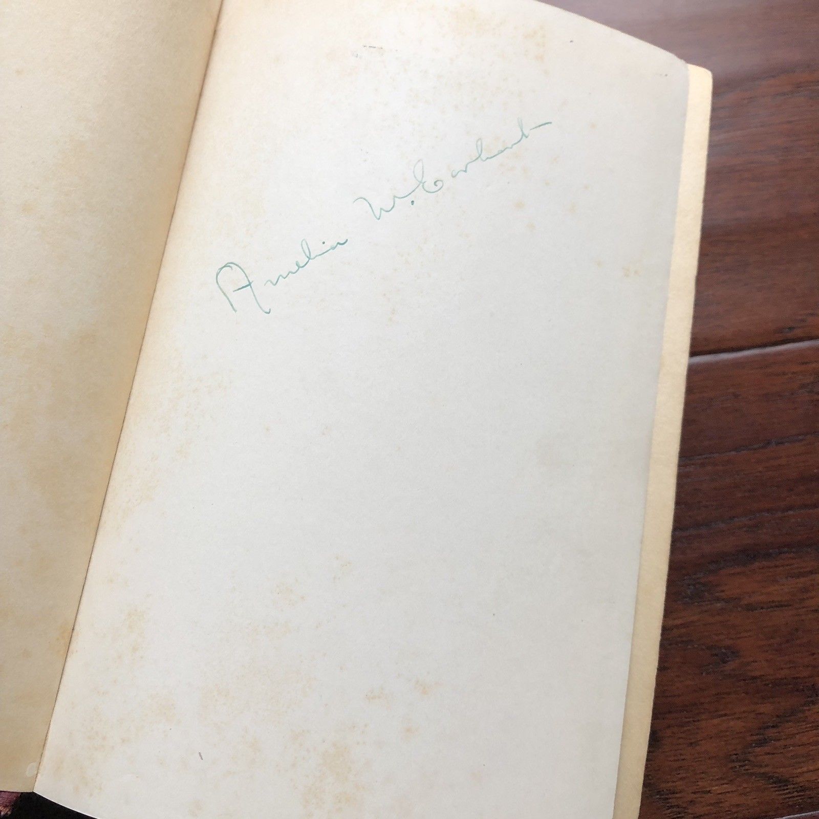 AMELIA EARHART * Hand Signed 1st Edition of 20 Hrs. 40 Mins. * Autograph Book