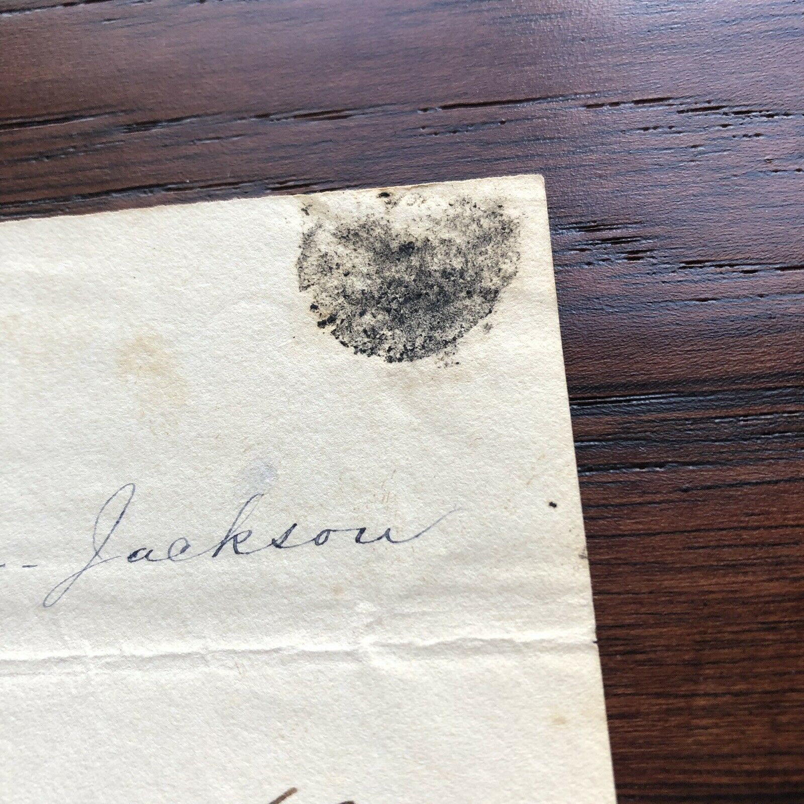 ANDREW JACKSON * Autograph Note Signed to War Hero Joseph Graham * President