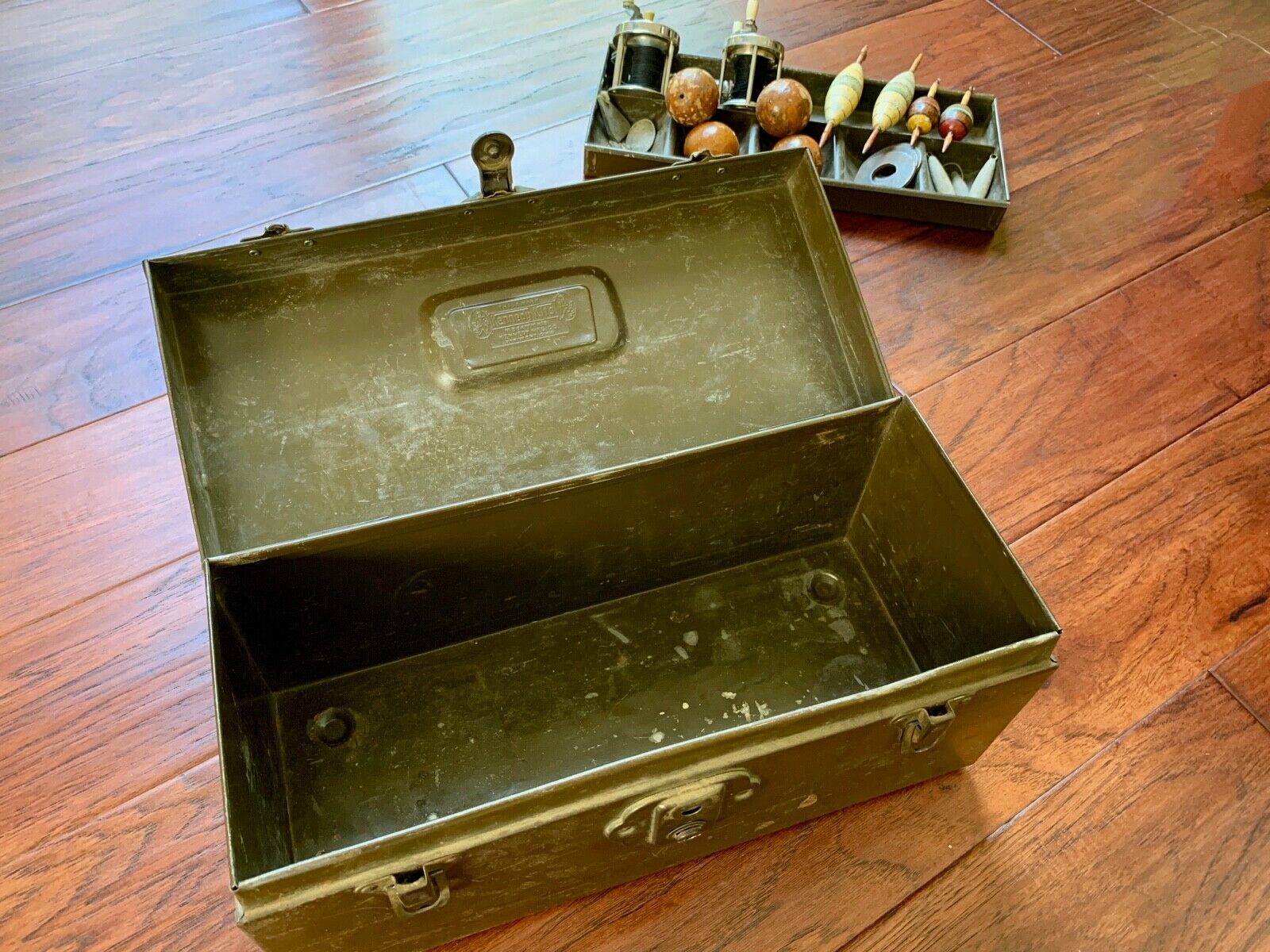 BONNIE & CLYDE * Owned & Used Fishing Tackle Box * Ambush Car * Frank Hamer COA