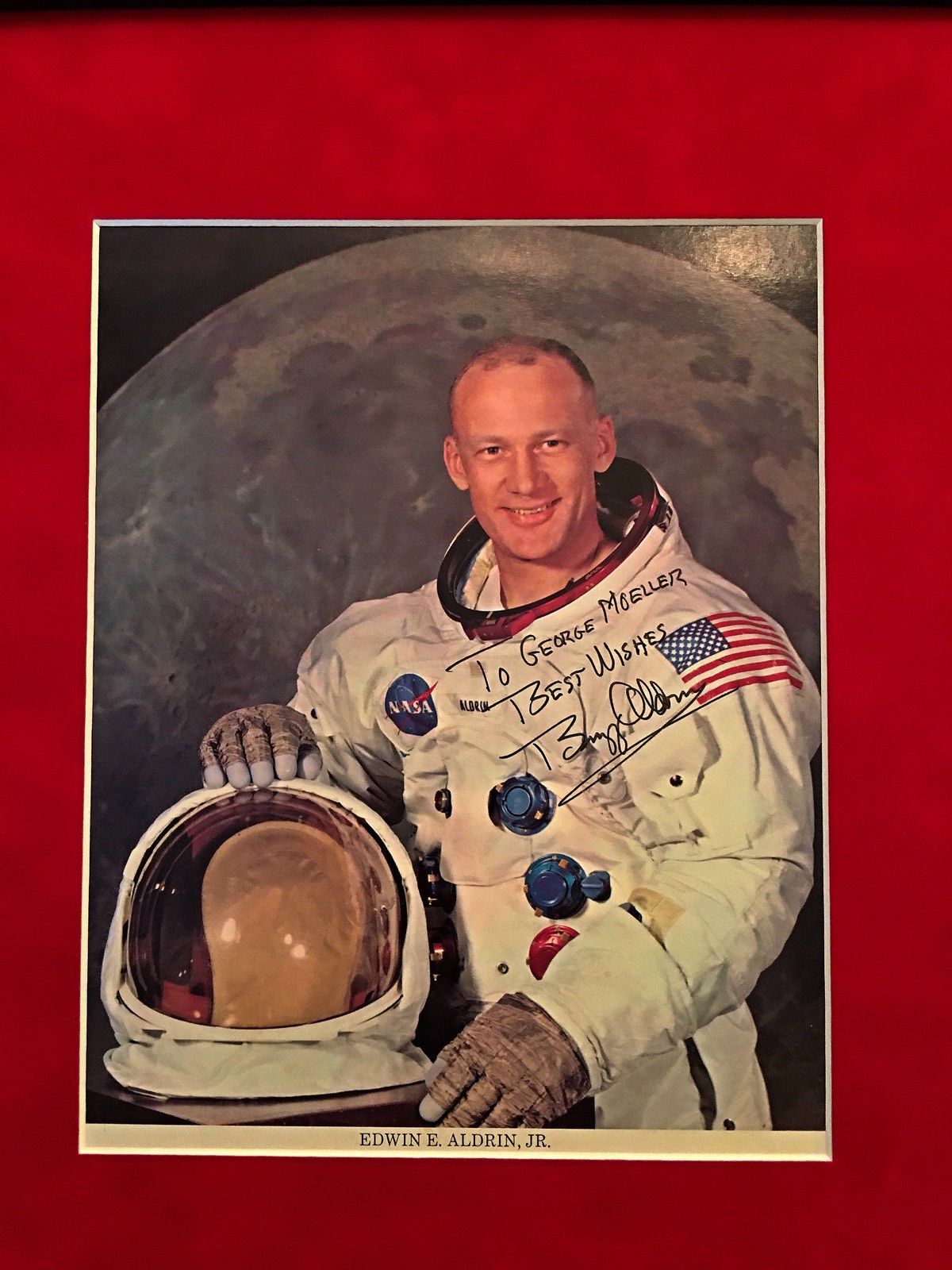 APOLLO 11 CREW SIGNED * JSA COA * scarce AUTOGRAPHS trio * NASA LITHOGRAPHS