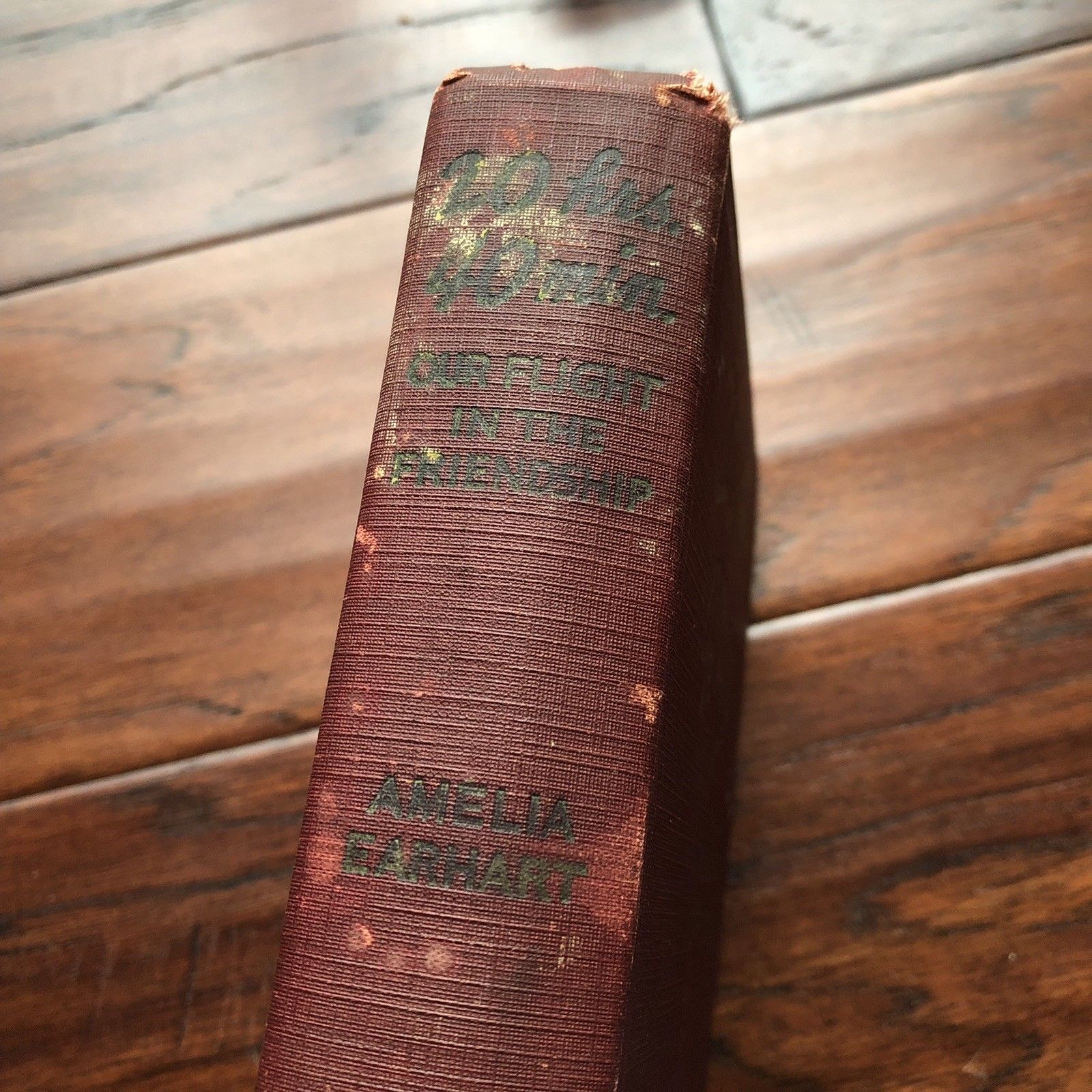 AMELIA EARHART * Hand Signed 1st Edition of 20 Hrs. 40 Mins. * Autograph Book