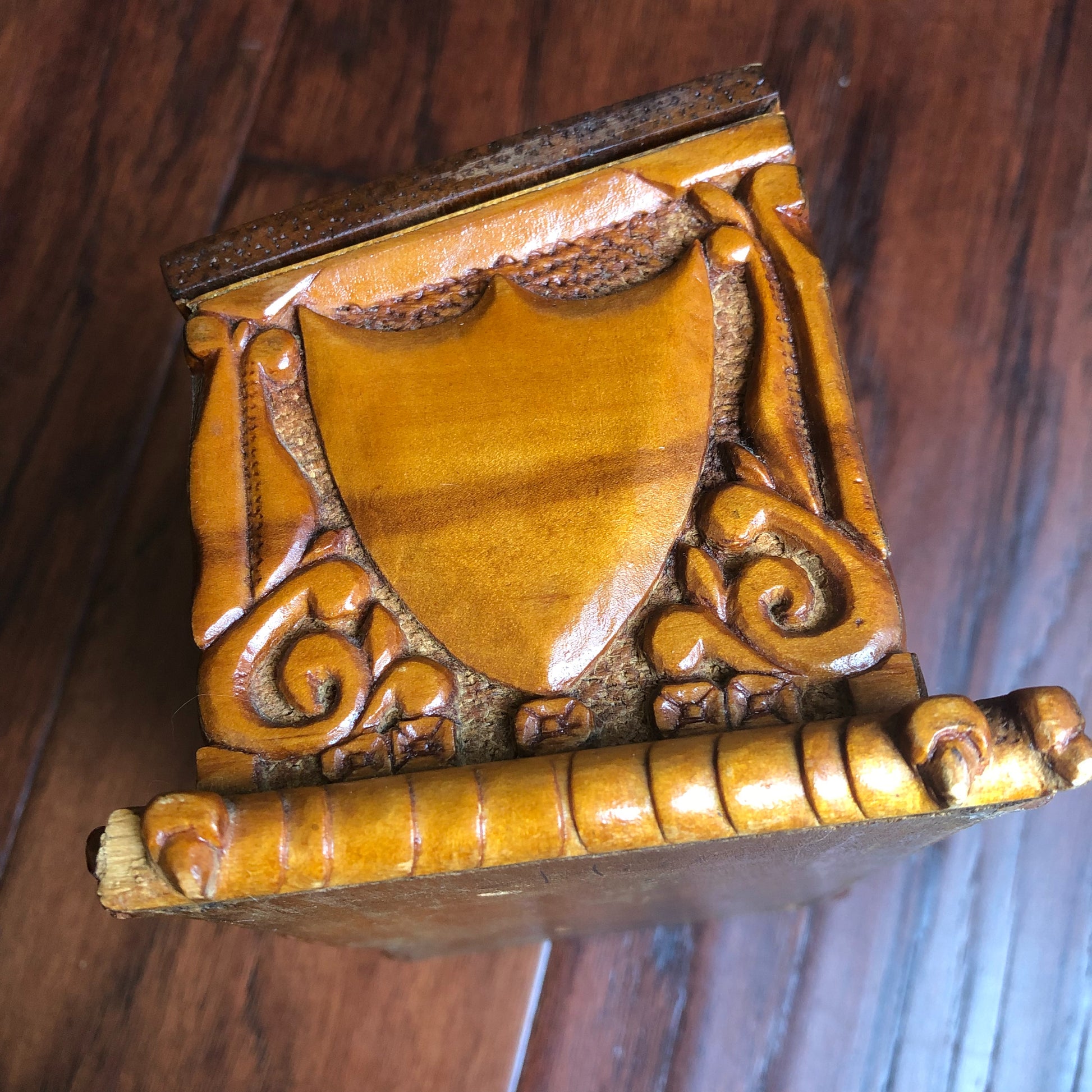 BOSTON CORBETT * Personally Owned and Carved Box * Abraham Lincoln Avenger