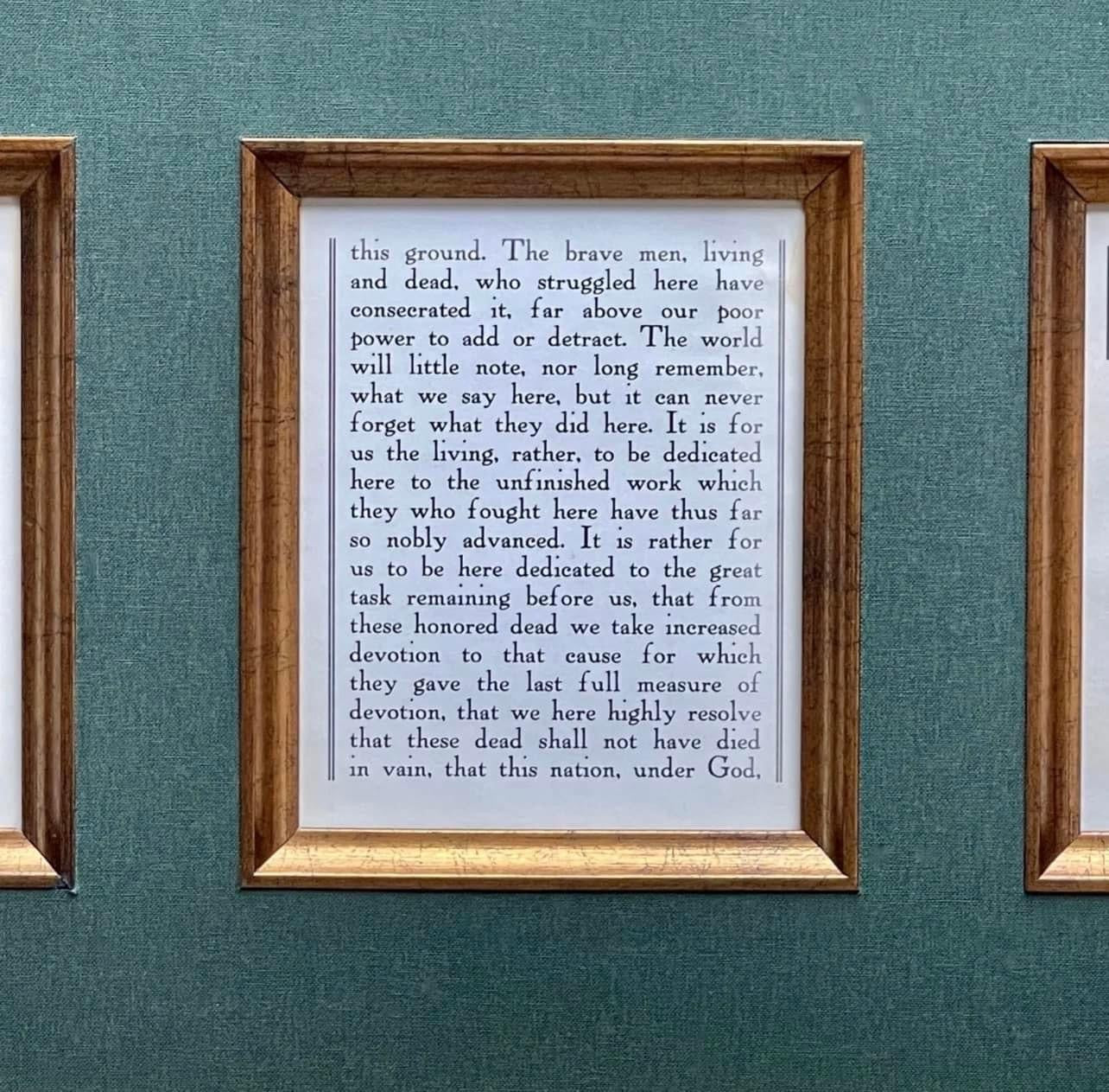 ABRAHAM LINCOLN * PSA * Autograph GETTYSBURG ADDRESS Souvenir Signed Signature