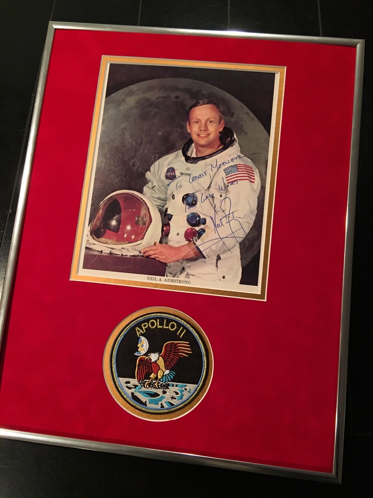NEIL ARMSTRONG * Signed WSS Portrait JSA NASA LITHOGRAPH * Apollo 11 autograph