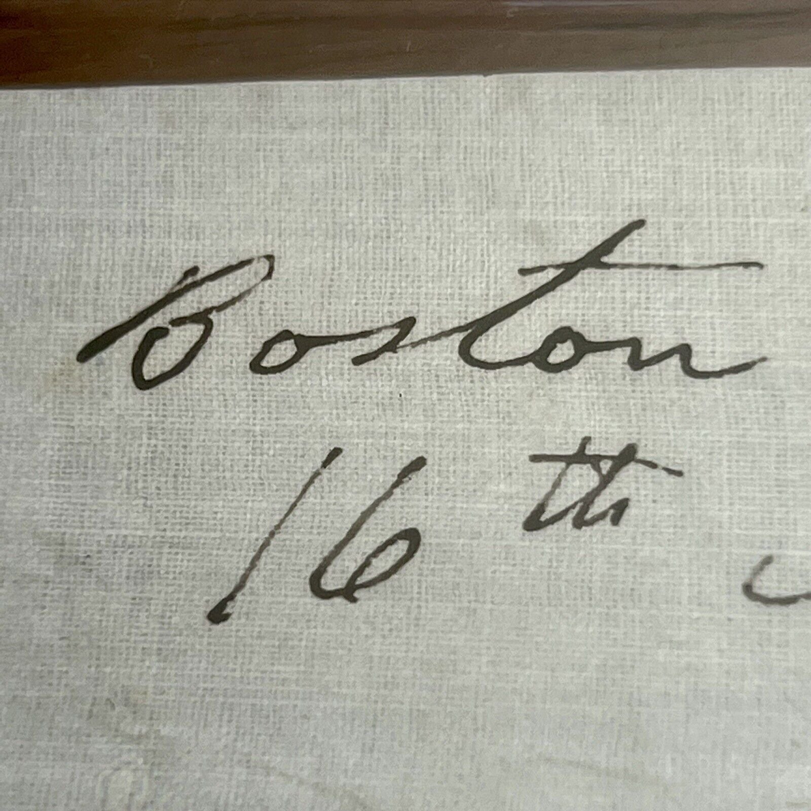 BOSTON CORBETT * PSA/DNA * Autograph Abraham Lincoln Avenger Signed * Shot Booth