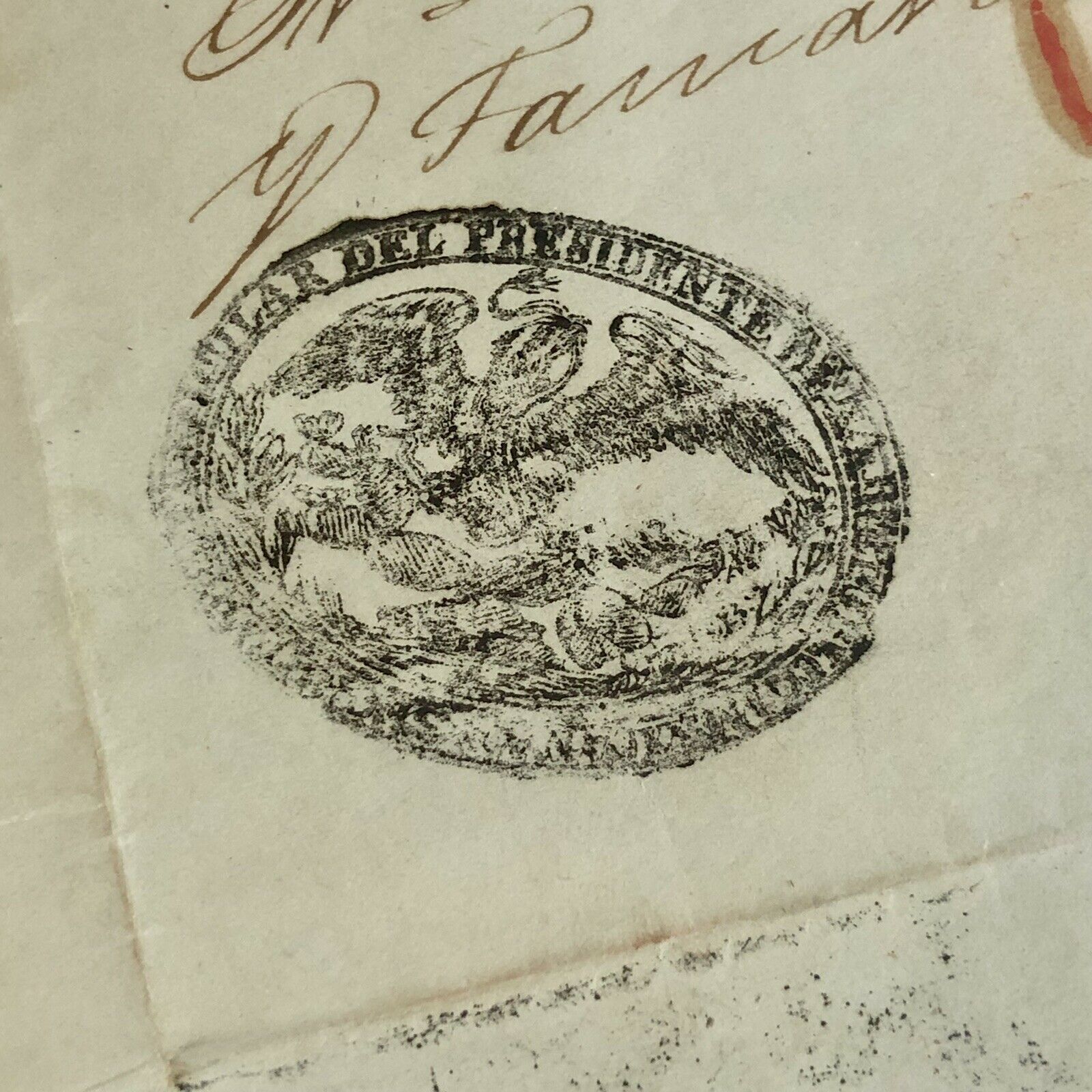 ANTONIO LOPEZ DE SANTA ANNA * Beckett BAS * Autograph Letter Signed As President