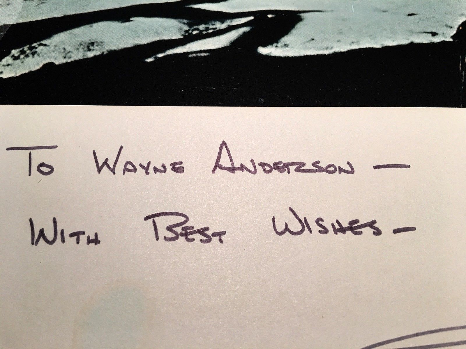 NEIL ARMSTRONG  XXL Moon Ladder Autograph SIGNED ZARELLI COA