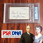 HARRY & BESS TRUMAN * PSA Autograph White House Card Signature PRESIDENT Signed