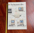 STEVE JOBS AUTOGRAPH MACINTOSH OFFICE POSTER SIGNED * APPLE * PSA