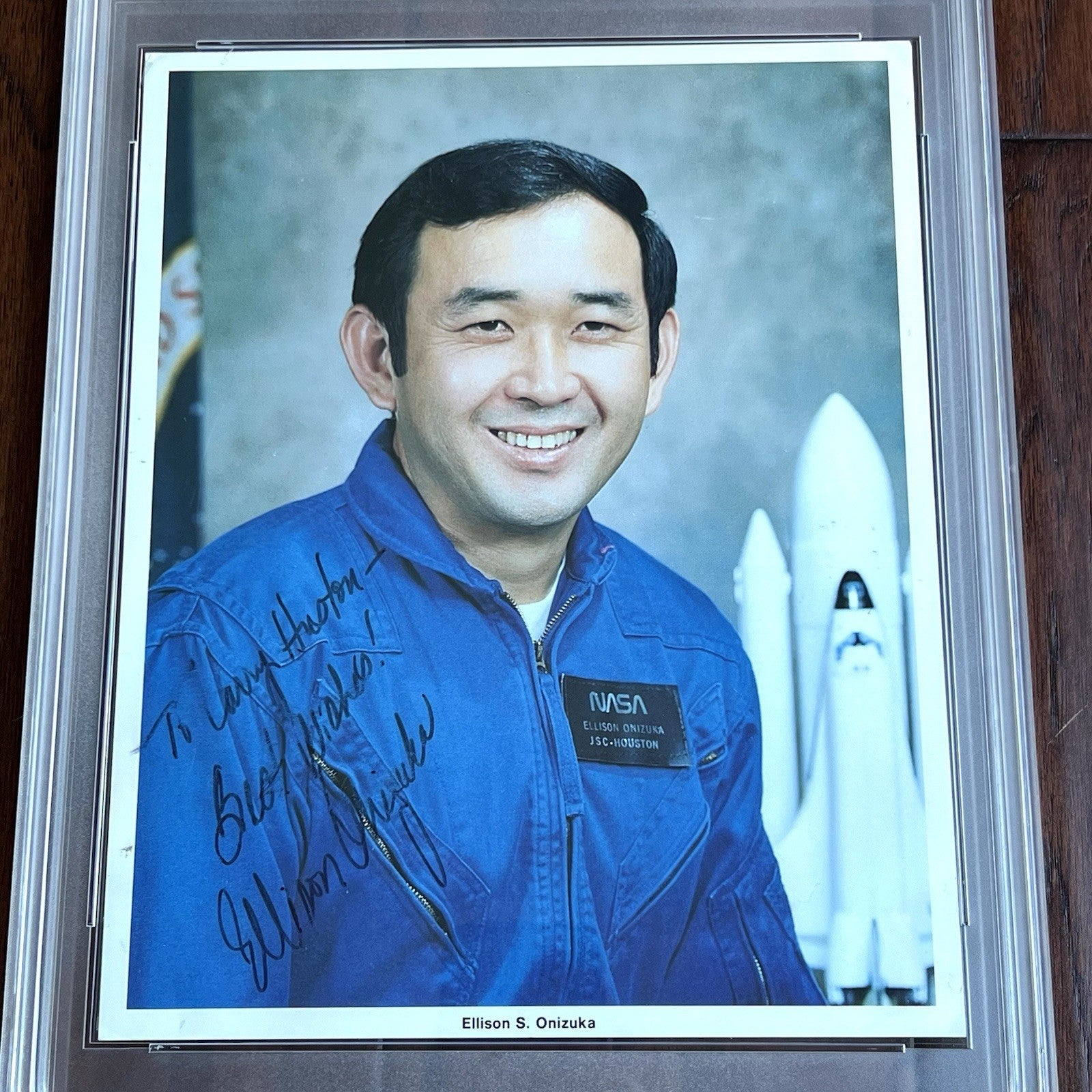ELLISON ONIZUKA * PSA * Challenger Disaster STS 51-L Autograph