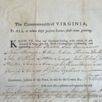 PATRICK HENRY Signed Document Appointing Justices for Slave Trials in Virginia Autograph * PSA
