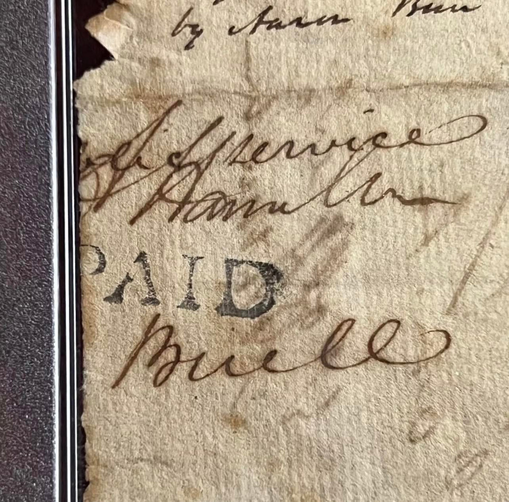 ALEXANDER HAMILTON * PSA * Twice Signed Letter While Serving as the Senior Officer in the US Army