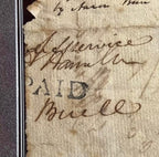 ALEXANDER HAMILTON * PSA * Twice Signed Letter While Serving as the Senior Officer in the US Army