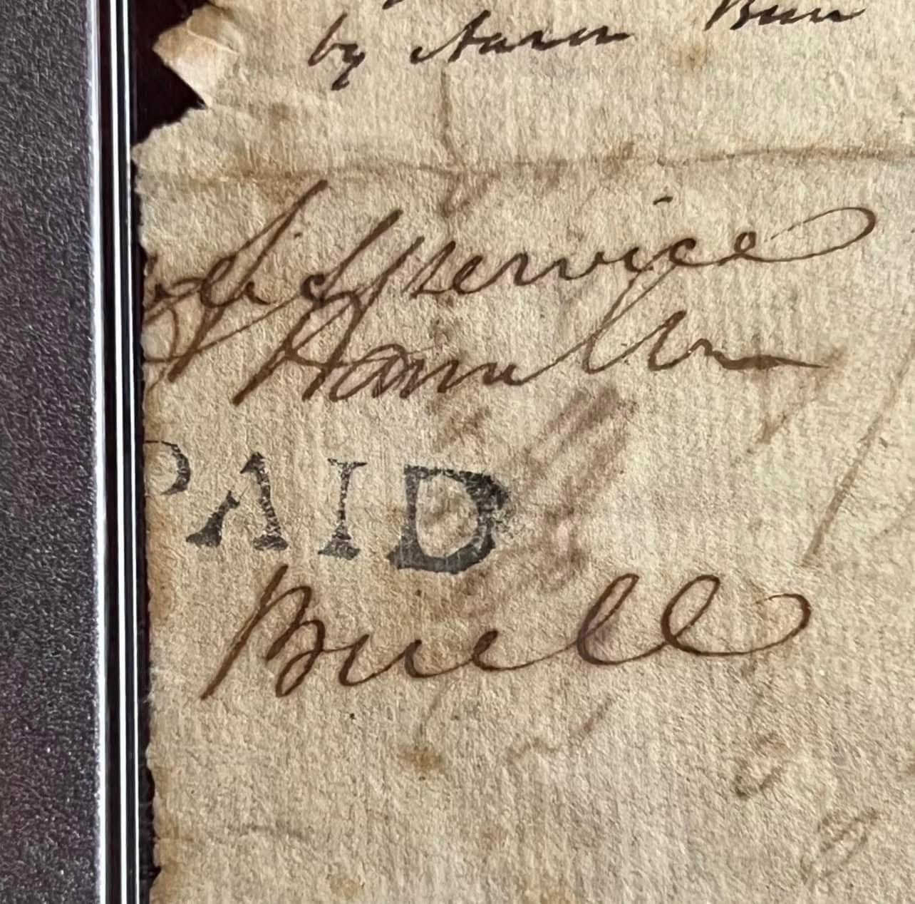 ALEXANDER HAMILTON * PSA * Twice Signed Letter While Serving as the Senior Officer in the US Army