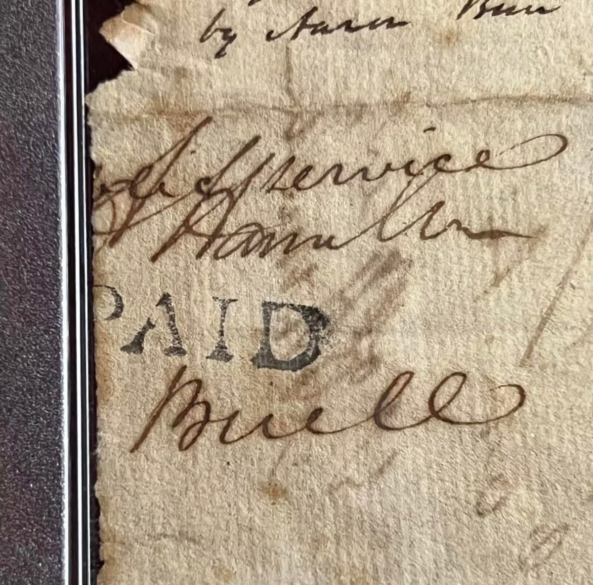 ALEXANDER HAMILTON * PSA * Twice Signed Letter While Serving as the Senior Officer in the US Army