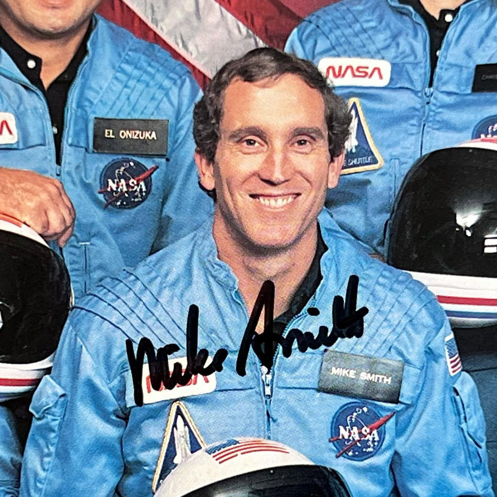 Challenger Disaster Crew Signed Autograph Photo Christa McAuliffe * PSA STS 51-L