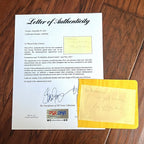 GEORGE GERSHWIN * PSA/DNA * Autograph Card Signed 5 Months Before Death in 1937