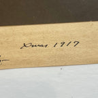 THEODORE ROOSEVELT * PSA * Autograph Christmas 1917 Photo Portrait Signed