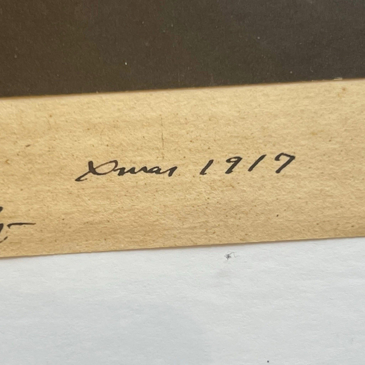 THEODORE ROOSEVELT * PSA * Autograph Christmas 1917 Photo Portrait Signed