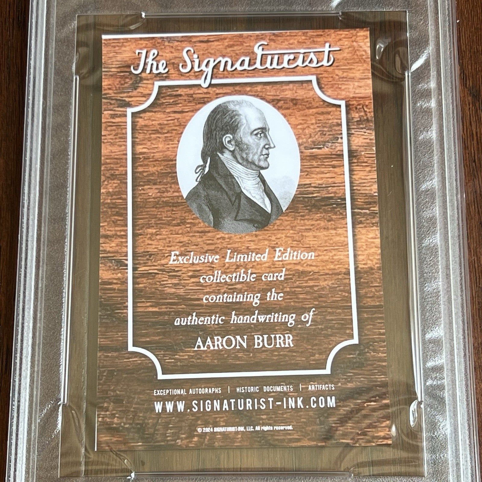 AARON BURR * PSA * Handwritten Autograph Letter Signed Dueled Alexander Hamilton