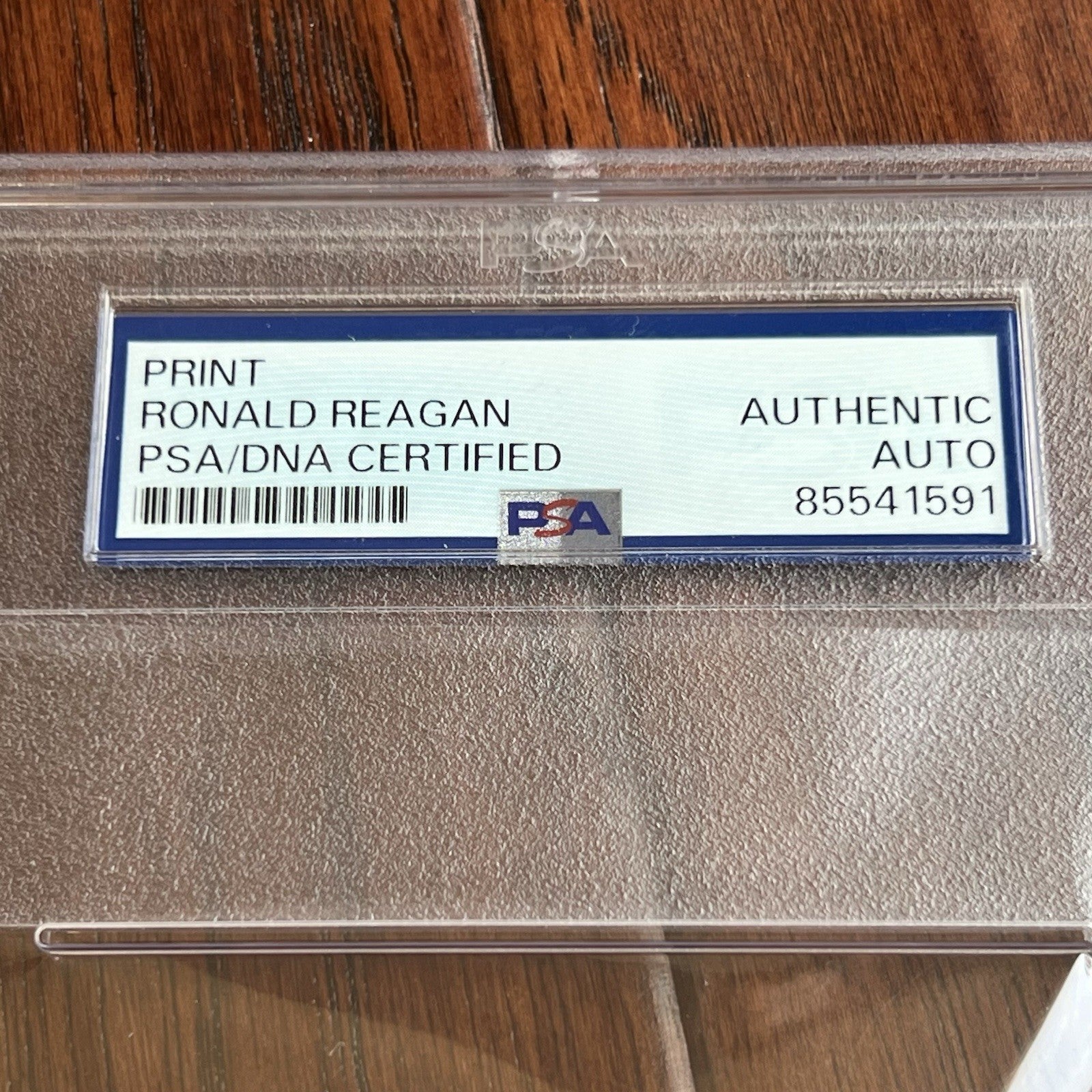 RONALD REAGAN * PSA * Autograph Economic Development Ticket Signed * DISNEYLAND