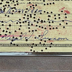VIRGIL "GUS" GRISSOM * PSA * Autograph BANK CHECK Signed * Apollo 1 Astronaut