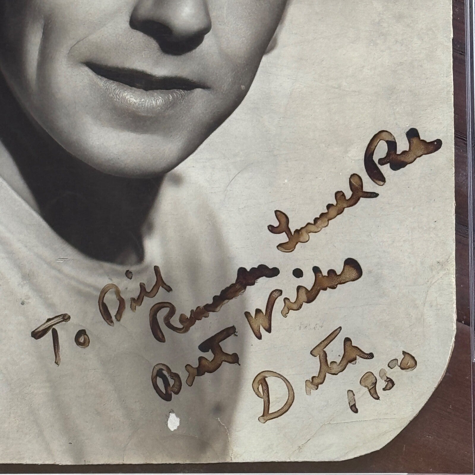RONALD REAGAN * PSA/DNA * Early Autograph Photo Signed  "Dutch" * 1950