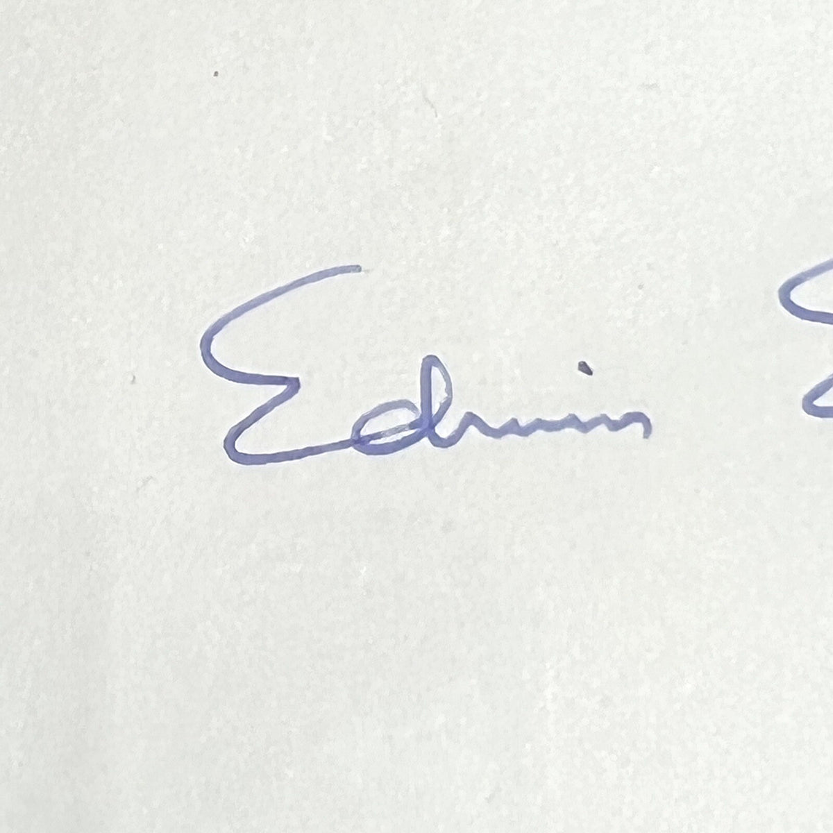BUZZ ALDRIN * Beckett BAS * Full Signature Autograph Index card Signed Apollo 11