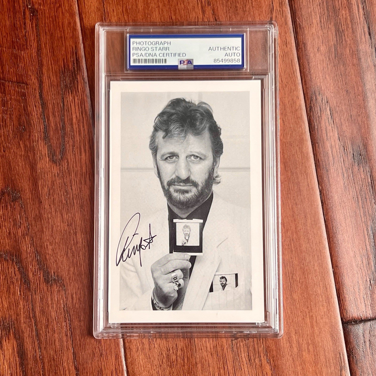 RINGO STARR * PSA *  Autograph BEATLES Drummer Photo SIGNED