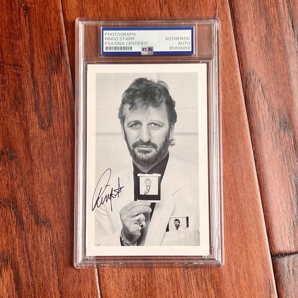 RINGO STARR * PSA *  Autograph BEATLES Drummer Photo SIGNED