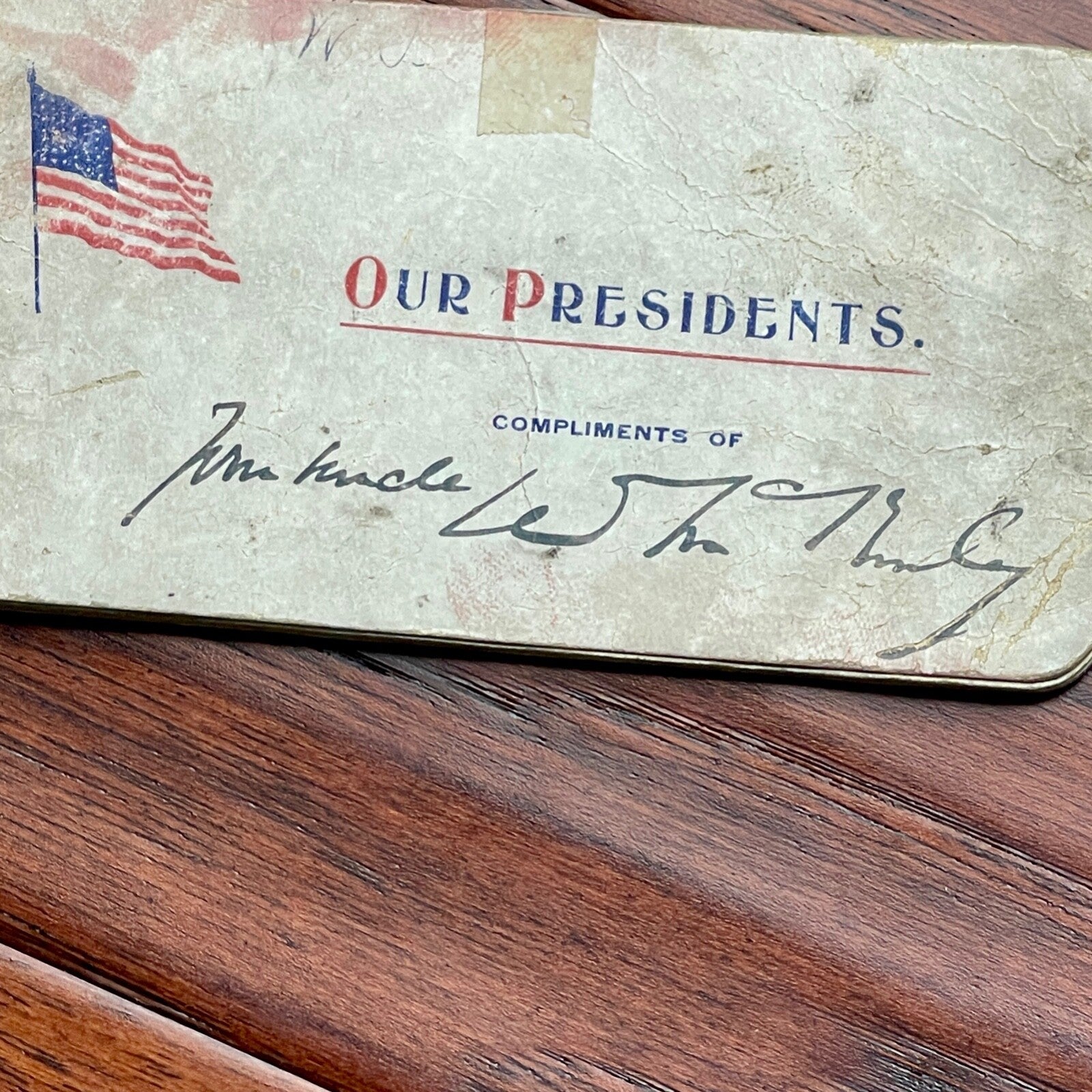 WILLIAM McKINLEY * PSA * Autograph OUR PRESIDENTS Oath of Office booklet SIGNED