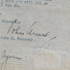 JOHN F. KENNEDY * PSA * Congress AUTOGRAPH "Republican Sweep" Letter SIGNED