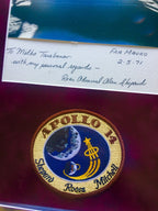 ALAN SHEPARD * Apollo 14 Astronaut * Hand SIGNED LUNAR PHOTO Autograph * NASA