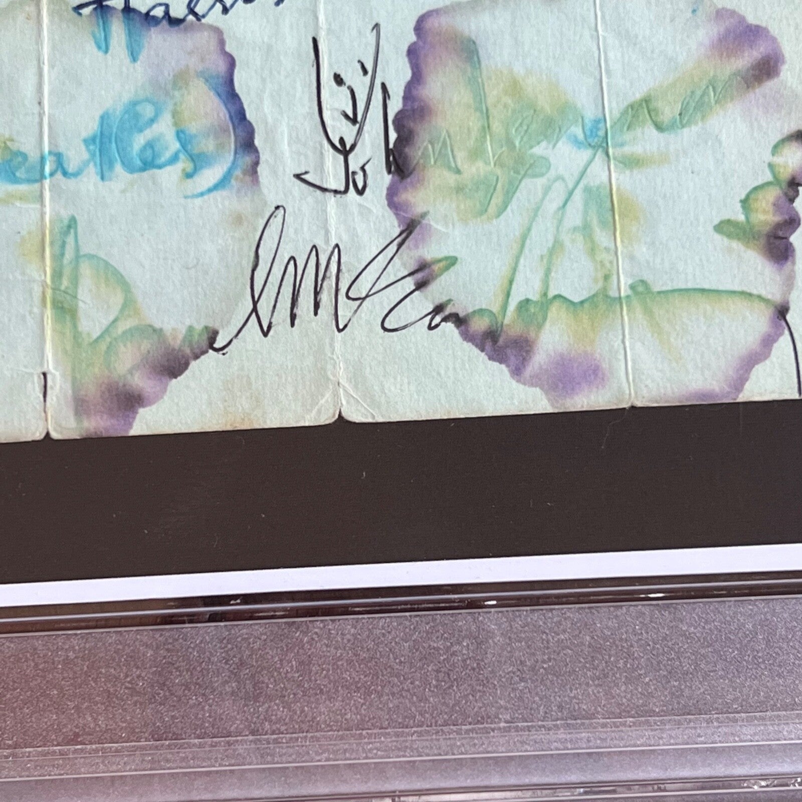 THE BEATLES * PSA * Full Set Autograph Page Signed * John Lennon Paul McCartney