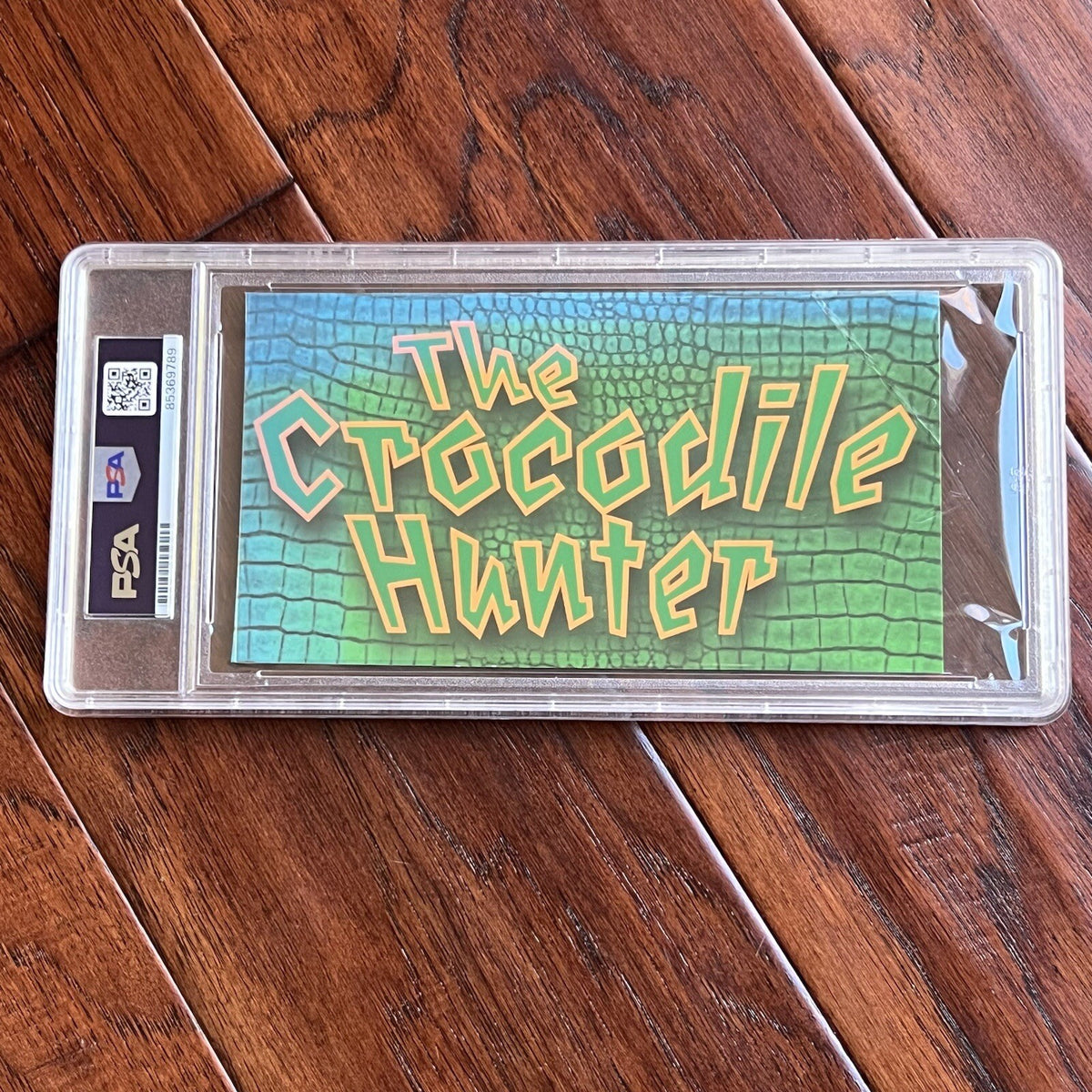 STEVE IRWIN * PSA Graded GEM 10 * Autograph CROCODILE HUNTER Custom Card Signed